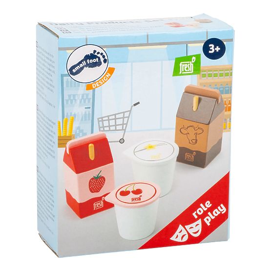 Small Foot Set of dairy fresh products