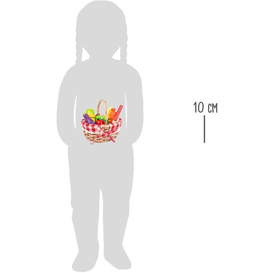 small foot Shopping Cart with Vegetables