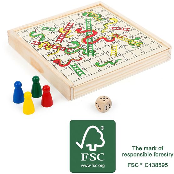 small foot Snakes and Ladders Travel