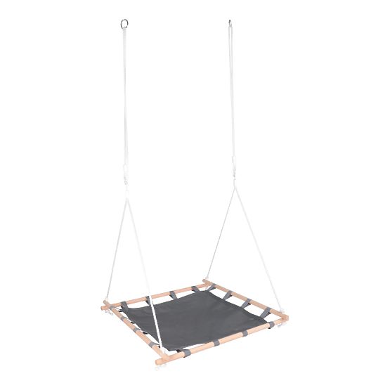 small foot Swing in a Wooden Square Frame