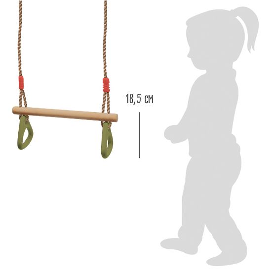 small foot Swing with Gymnastic Handles