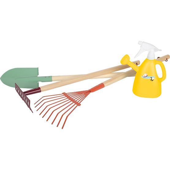 small foot Tiny Garden Garden Tool Set with Watering Can
