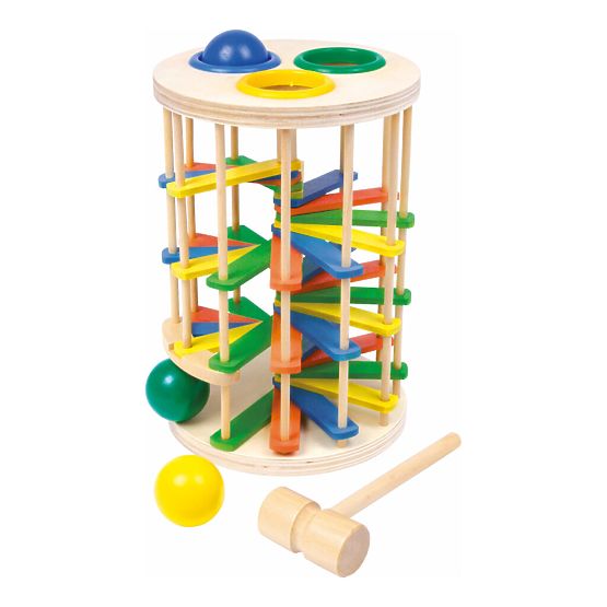 small foot Tower Hammering Game with Large Balls