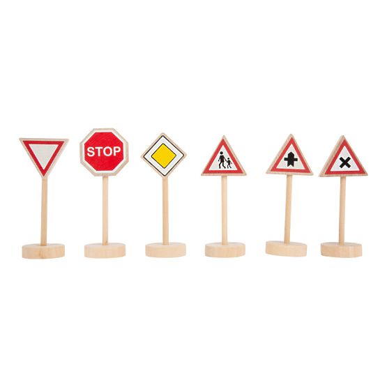 small foot Traffic Signs Set of 25 Pieces