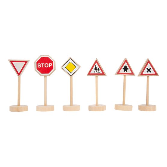 small foot Traffic Signs Set of 25 Pieces