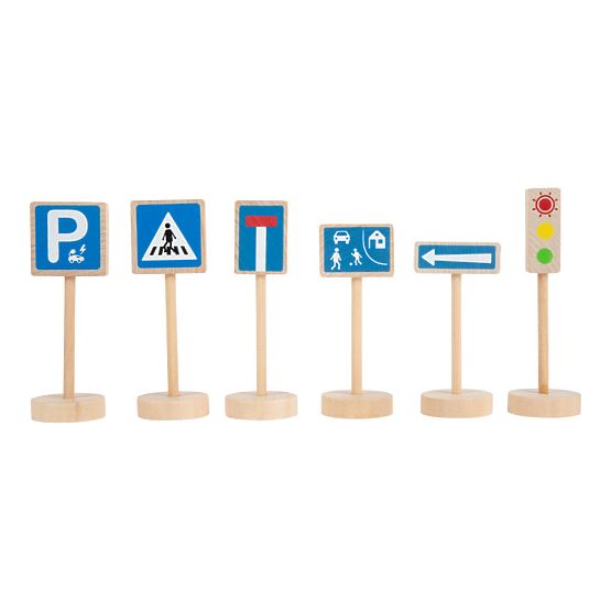 small foot Traffic Signs Set of 25 Pieces