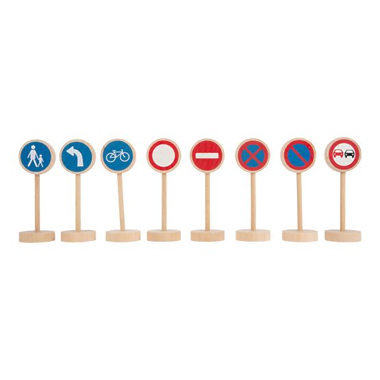 small foot Traffic Signs Set of 25 Pieces