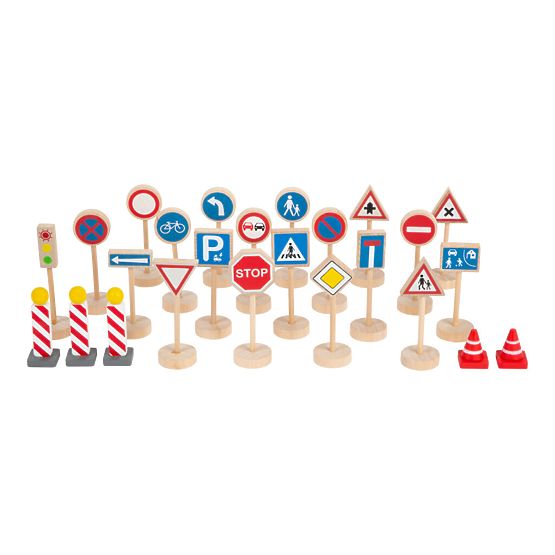 small foot Traffic Signs Set of 25 Pieces