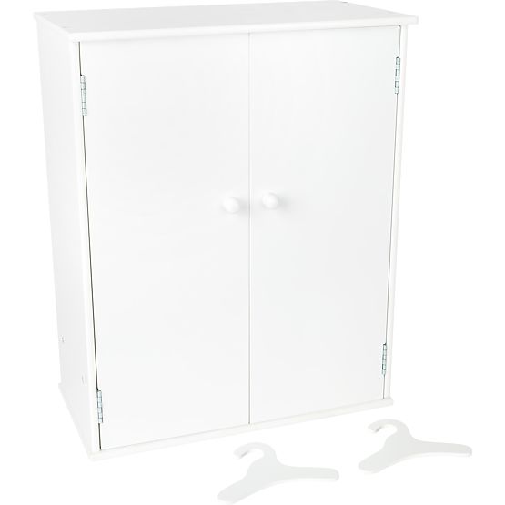 small foot Wardrobe for Dolls White
