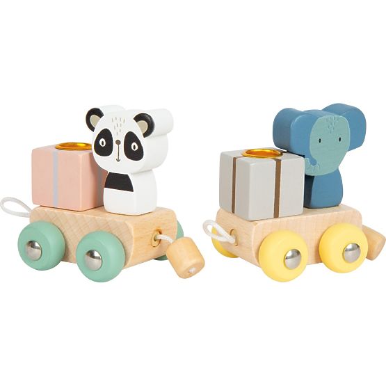small foot Wooden Birthday Train with Animals