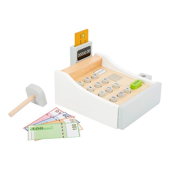Small Foot Wooden cash register white