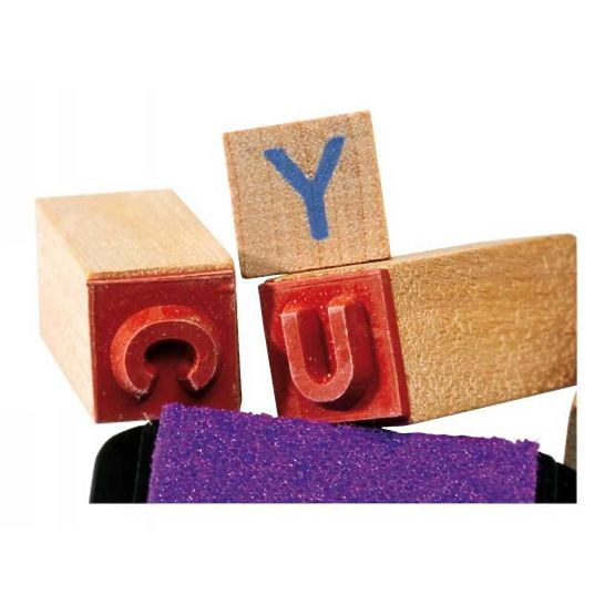 Small Foot Wooden children's alphabet stamps