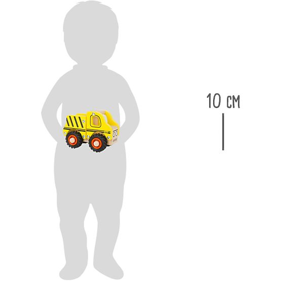 small foot Wooden Construction Vehicle