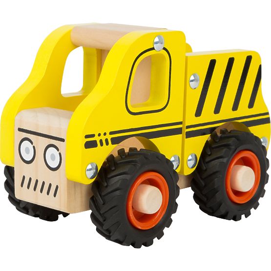 small foot Wooden Construction Vehicle