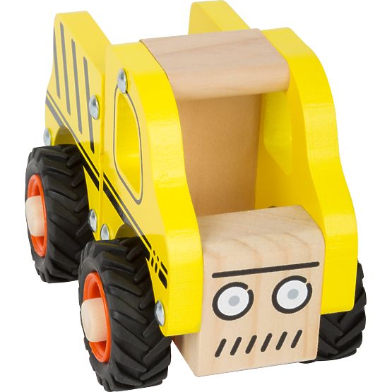 small foot Wooden Construction Vehicle