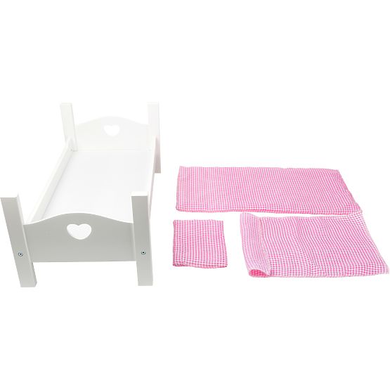 small foot Wooden Cradle White