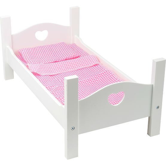 small foot Wooden Cradle White