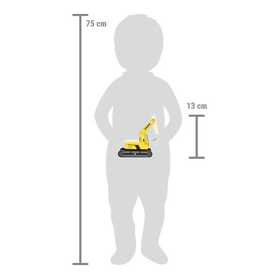 small foot Wooden Crawler Excavator