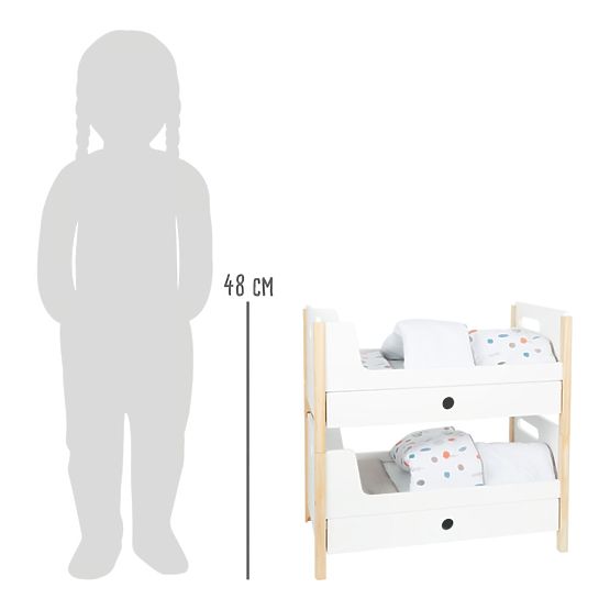 small foot Wooden Crib Little Button