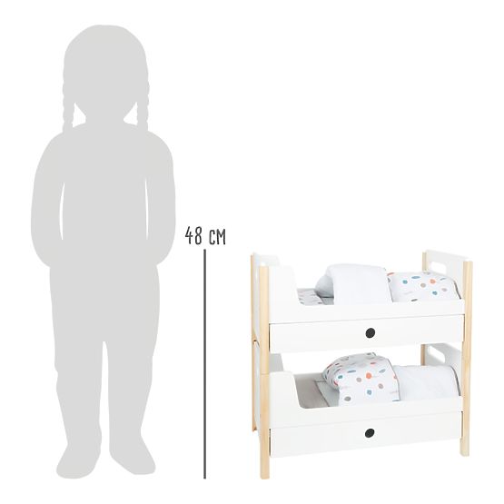 small foot Wooden Crib Little Button
