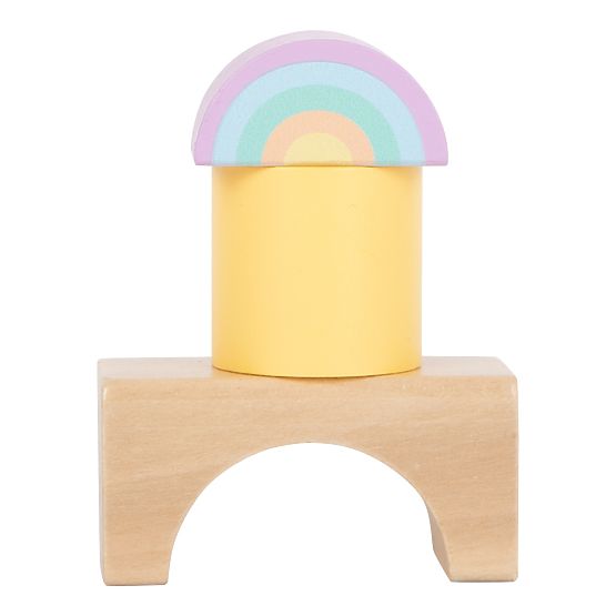 Small Foot Wooden cubes pastel 50 pcs