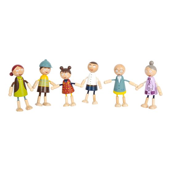 Small Foot Wooden Figures Family