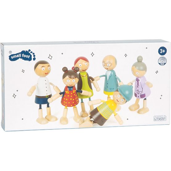 Small Foot Wooden Figures Family