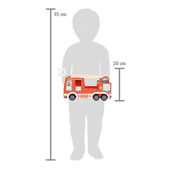 small foot Wooden Fire Truck
