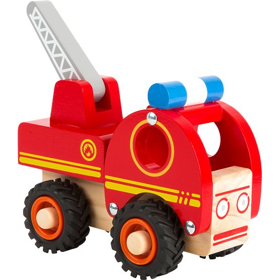 small foot Wooden Fire Truck with Ladder