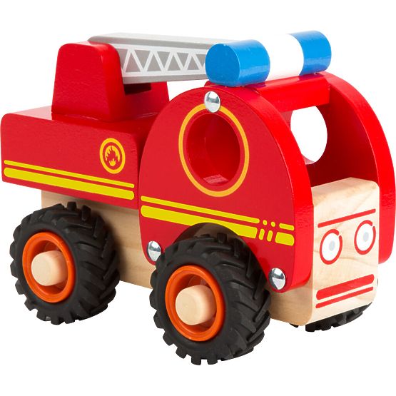 small foot Wooden Fire Truck with Ladder