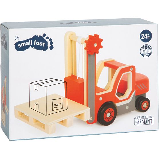 small foot Wooden Forklift with Pallet