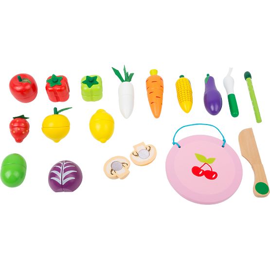 small foot Wooden Fruit and Vegetable Set - Damaged Packaging