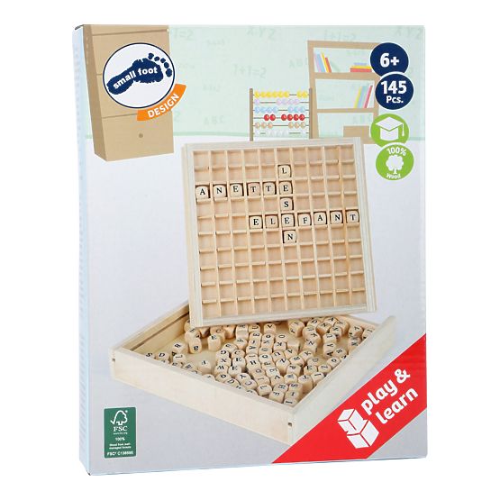 Small Foot wooden game Creating with letters