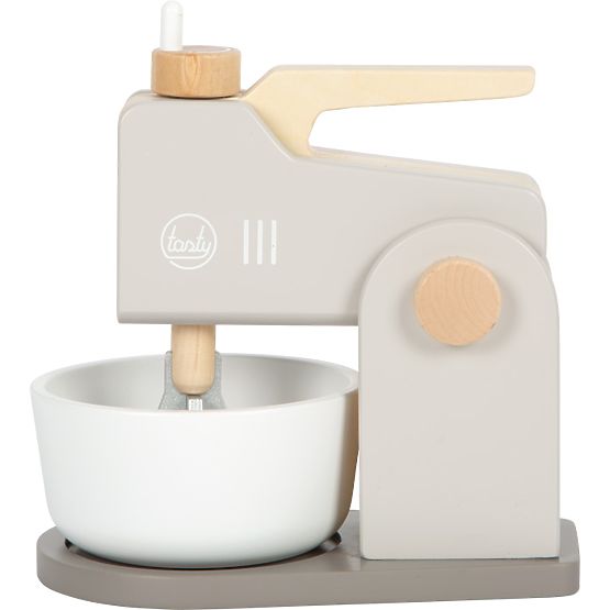 small foot Wooden Kitchen Mixer 2 in 1 Tasty Grey