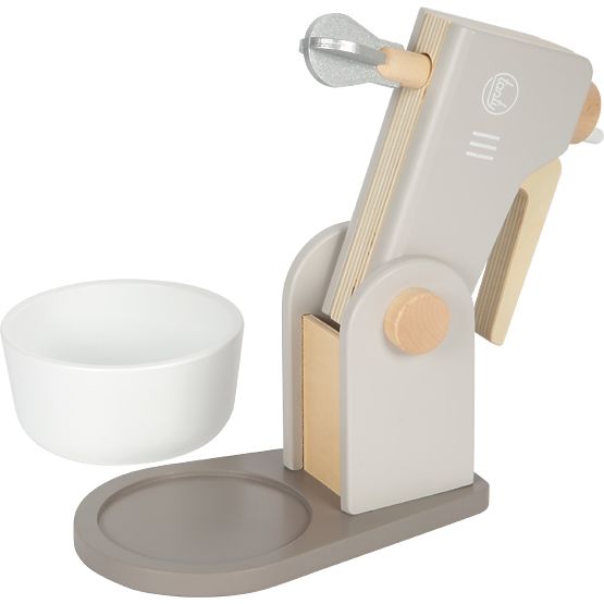 small foot Wooden Kitchen Mixer 2 in 1 Tasty Grey