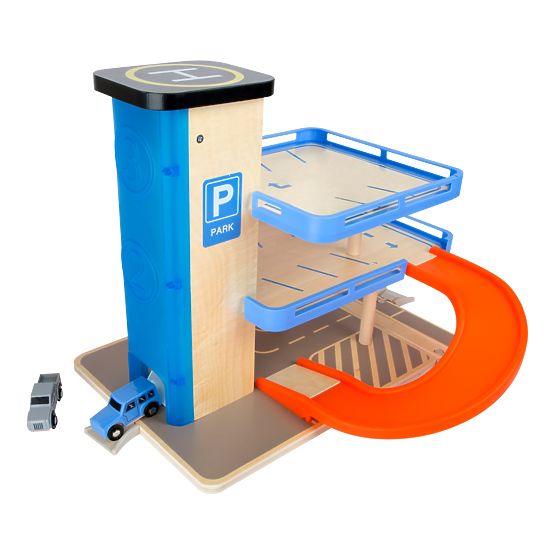 small foot Wooden Multi-Level Garage with Elevator