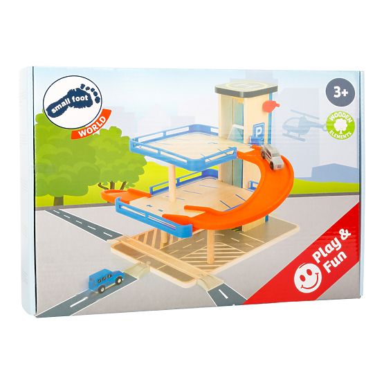 small foot Wooden Multi-Level Garage with Elevator
