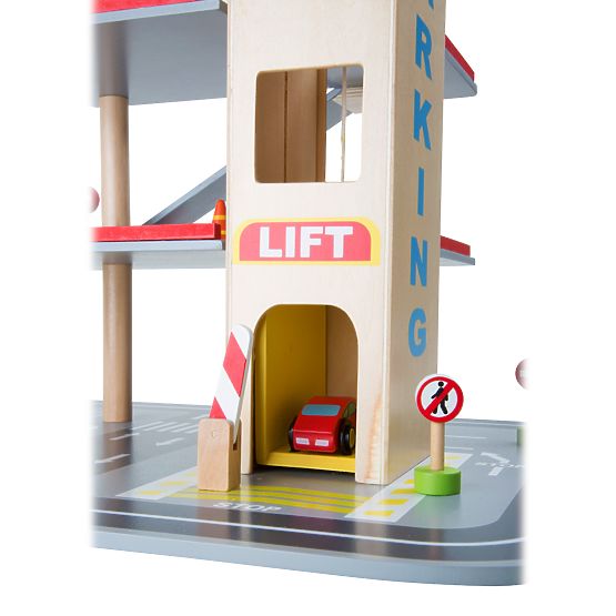 small foot Wooden Parking Garage Rapid Descent