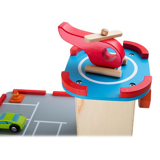 small foot Wooden Parking Garage Rapid Descent