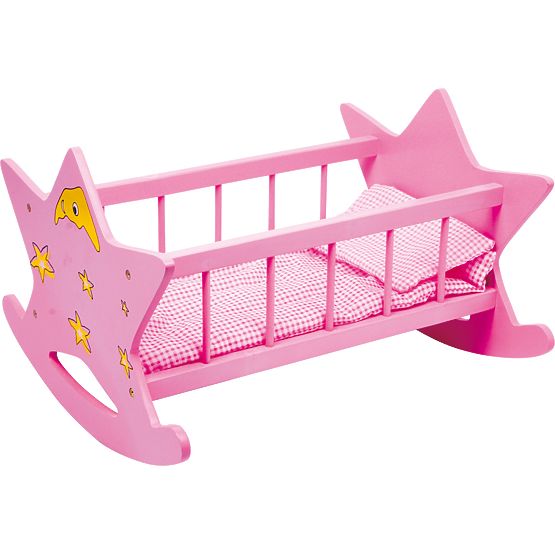 small foot Wooden Pink Cradle Star
