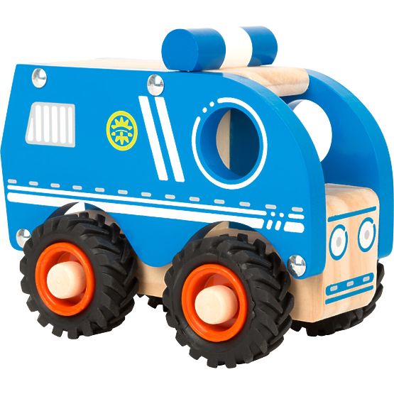 small foot Wooden Police Car