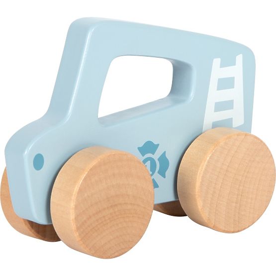 small foot Wooden Push Car Blue