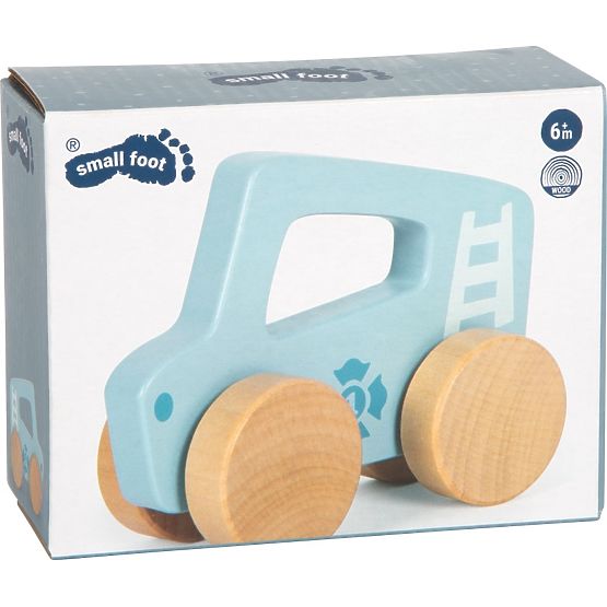 small foot Wooden Push Car Blue