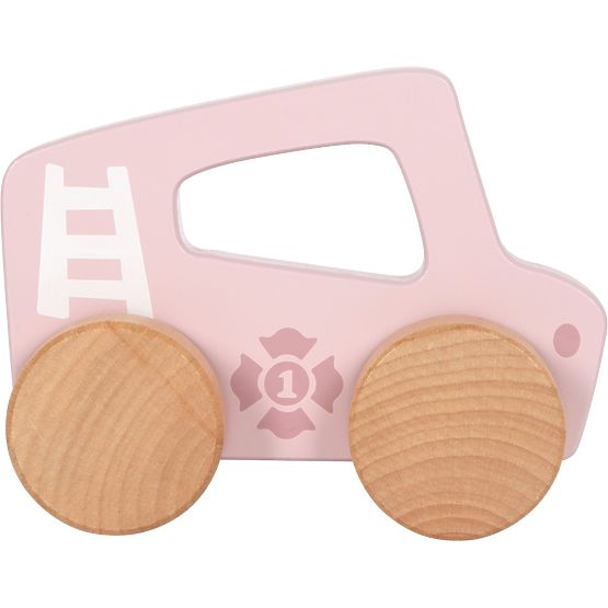 small foot Wooden Push Car Pink