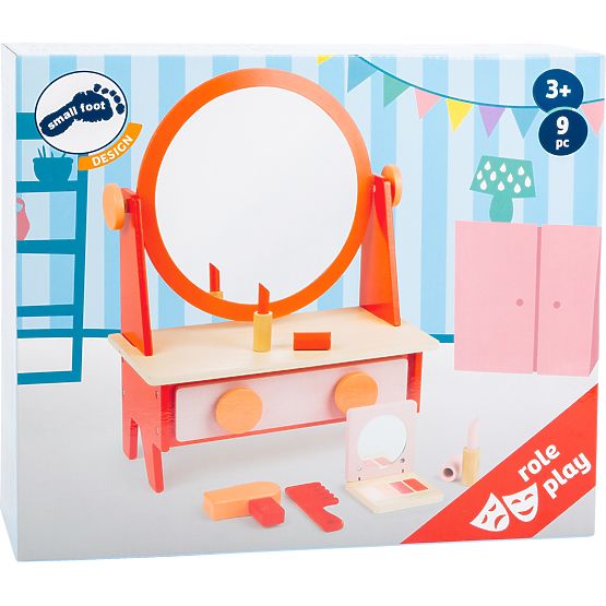 small foot Wooden Retro Vanity Table