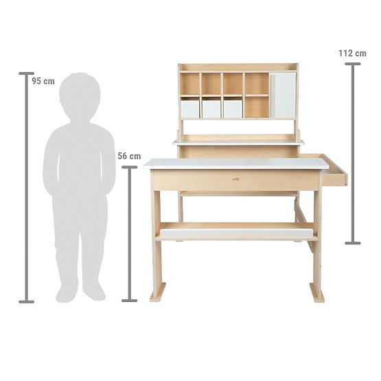 small foot Wooden Sales Stand White