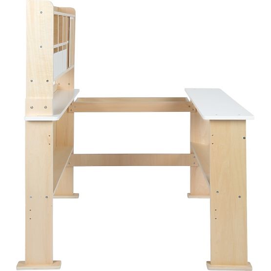 small foot Wooden Sales Stand White