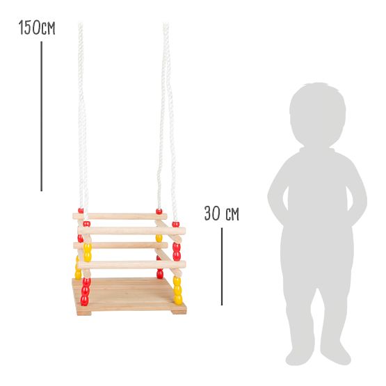 small foot Wooden Swing for Younger Children