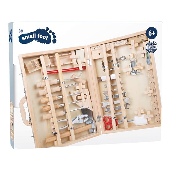 Small Foot Wooden Tool Case Deluxe