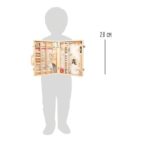 Small Foot Wooden Tool Case Deluxe